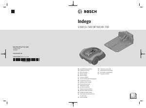 Manual de uso Bosch Indego S 500 Cortacésped