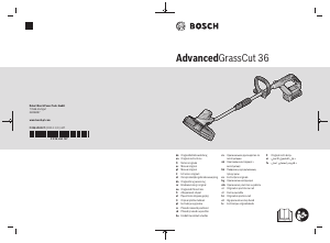 Посібник Bosch AdvancedGrassCut 36 Ручна газонокосарка