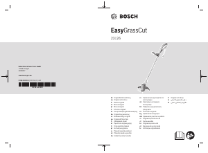 Посібник Bosch EasyGrassCut 23 Ручна газонокосарка