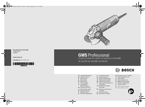 Прирачник Bosch GWS 15-125 CIP Professional Аголна мелница