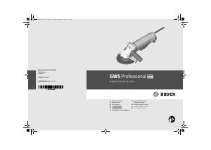 Bruksanvisning Bosch GWS 9-100 P Professional Vinkelslip