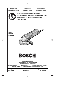 Mode Demploi Bosch A Meuleuse Angulaire