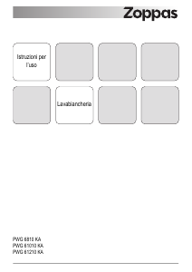 Manuale Zoppas PWG6810KA Lavatrice
