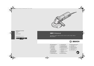 Прирачник Bosch GWS 6-115 E Professional Аголна мелница