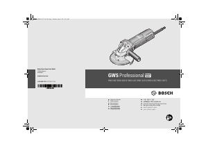 Bruksanvisning Bosch GWS 900-100 Professional Vinkelslip