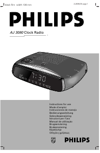 Manual Philips AJ3080 Rádio relógio