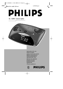 Manual Philips AJ3290 Rádio relógio