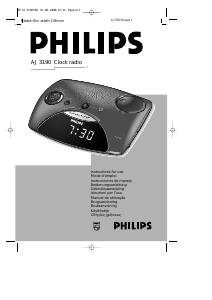Manual Philips AJ3190 Rádio relógio