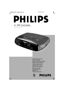 Manual Philips AJ3280 Rádio relógio