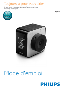 Mode d’emploi Philips AJ4800 Radio-réveil