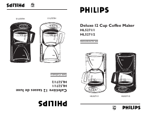 Manual Philips HL5271 Coffee Machine