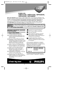 Mode d’emploi Philips 14PV415 Téléviseur