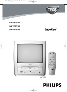Mode d’emploi Philips 14PV374 Téléviseur