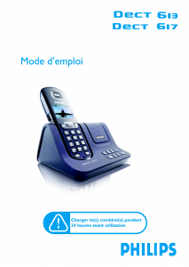 Mode d’emploi Philips DECT6131H Téléphone sans fil