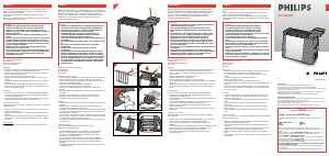 Manuale Philips HL5135 Tostapane