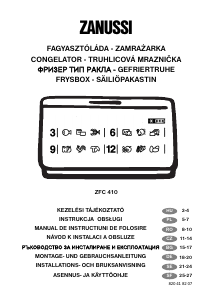 Bedienungsanleitung Zanussi ZFC 410 Gefrierschrank