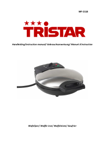 Bedienungsanleitung Tristar WF-2118 Waffeleisen