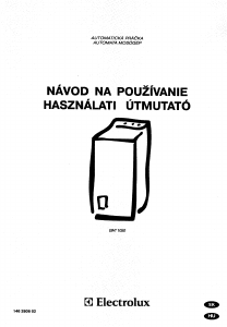 Návod Electrolux EWT1050 Práčka