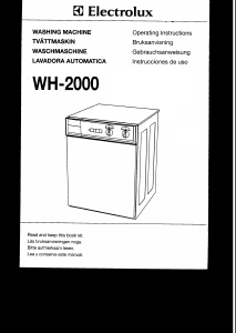 Bruksanvisning Electrolux WH2000 Tvättmaskin