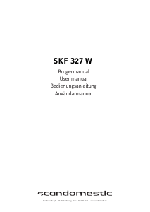 Handleiding Scandomestic SKF 327 W Koel-vries combinatie