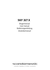 Handleiding Scandomestic SKF 327 X Koel-vries combinatie