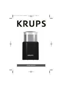 说明书 KrupsGX2000咖啡研磨机