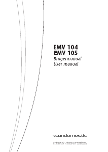 Manual Scandomestic EMV 105 Cooker Hood