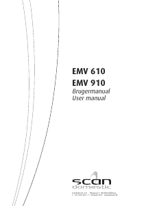 Handleiding Scandomestic EMV 610 Afzuigkap