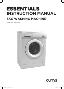 Manual Currys Essentials C510WS14 Washing Machine