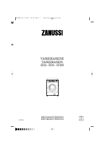 Brugsanvisning Zanussi IZ16 Vaskemaskine
