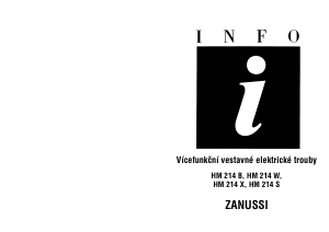 Manuál Zanussi HM214W Sporák