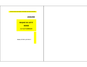 Manual Zanussi ZC5031C Aragaz