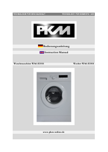Bedienungsanleitung PKM WA6-E1514 Waschmaschine