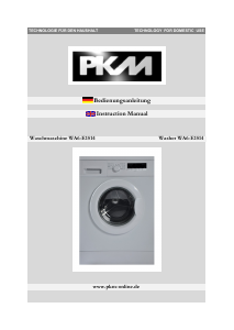 Handleiding PKM WA6-E1514 Wasmachine