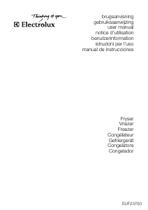 Bedienungsanleitung Electrolux EUF23700 Gefrierschrank