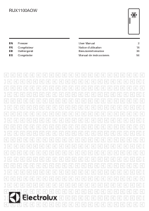 Bedienungsanleitung Electrolux RUX1100AOW Gefrierschrank