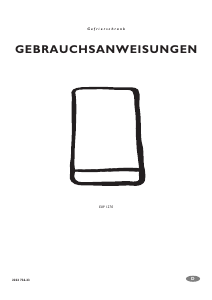 Bedienungsanleitung Electrolux EUP1270 Gefrierschrank