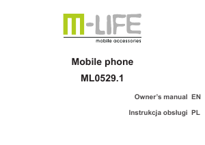 Bruksanvisning M-Life ML0529 Mobiltelefon