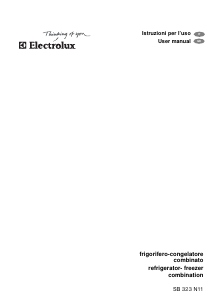 Bruksanvisning Electrolux SB323N11 Kyl-frys