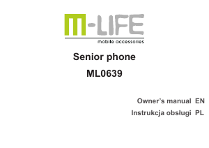 Instrukcja M-Life ML0639 Telefon komórkowy
