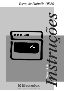Manual Electrolux OE60B Forno