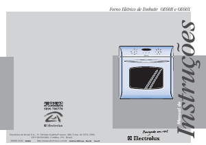 Manual Electrolux OE60X Forno