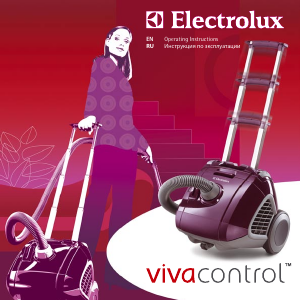 Bruksanvisning Electrolux ZV1010 VivaControl Dammsugare
