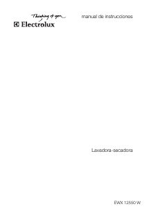 Manual de uso Electrolux EWX12550W Lavasecadora