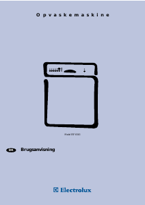 Brugsanvisning Electrolux ESF6563 Opvaskemaskine