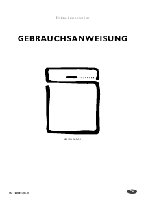 Bedienungsanleitung Electrolux GA911SLi.TC.3SW Geschirrspüler