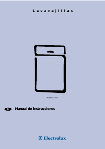 Manual de uso Electrolux ESL414 Lavavajillas