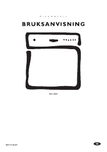 Bruksanvisning Electrolux ESF2440 S Diskmaskin