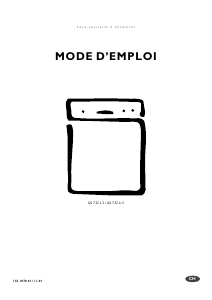 Mode d’emploi Electrolux GA711Li.3CN Lave-vaisselle