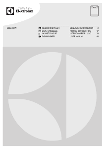 Mode d’emploi Electrolux ESL2460W Lave-vaisselle
